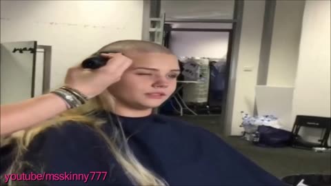 Women headshave video