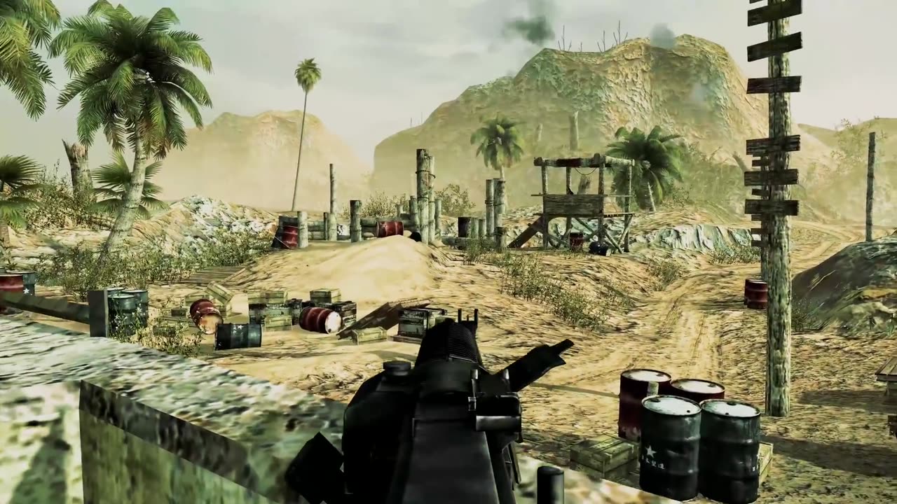 Retaking The Japanese Airfield (Peleliu Island) Call of Duty WAW