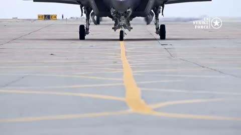 Iran Panics! Dozens of F-35s Supported by AWACS Take Off Toward Middle East Conflict Zone #news