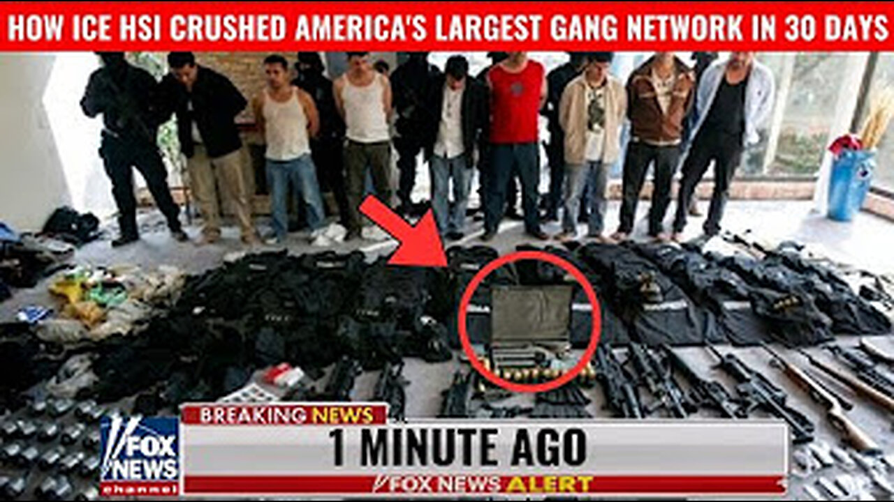 Arrest of +600 gang members.