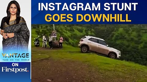 Car Plunges Into 300-foot Gorge in India After Stunt Goes Wrong | Vantage with Palki Sharma