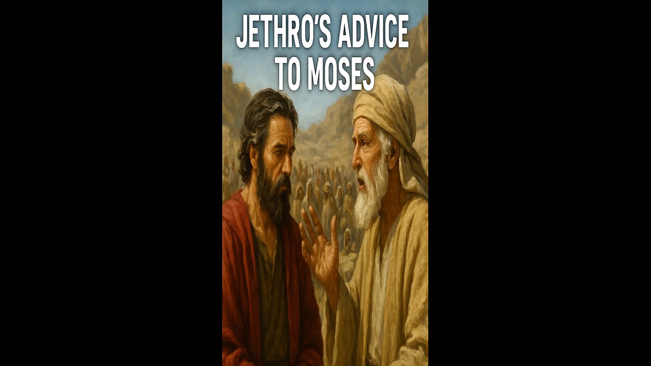 Jethro’s Wisdom: Why Moses Had to Learn Delegation | Exodus 18 Explained