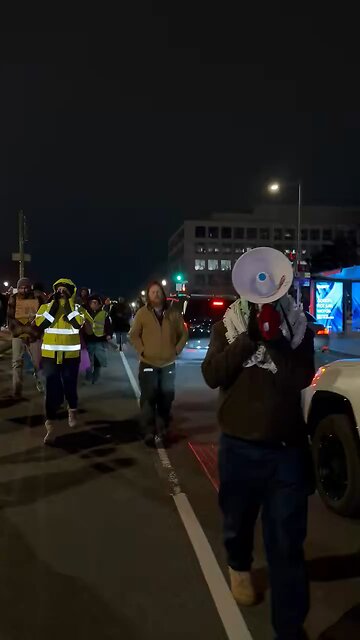 👮‍♂️ 🇺🇸 🇲🇽 Anti-ICE protesters wave Mexican flags in Washington DC