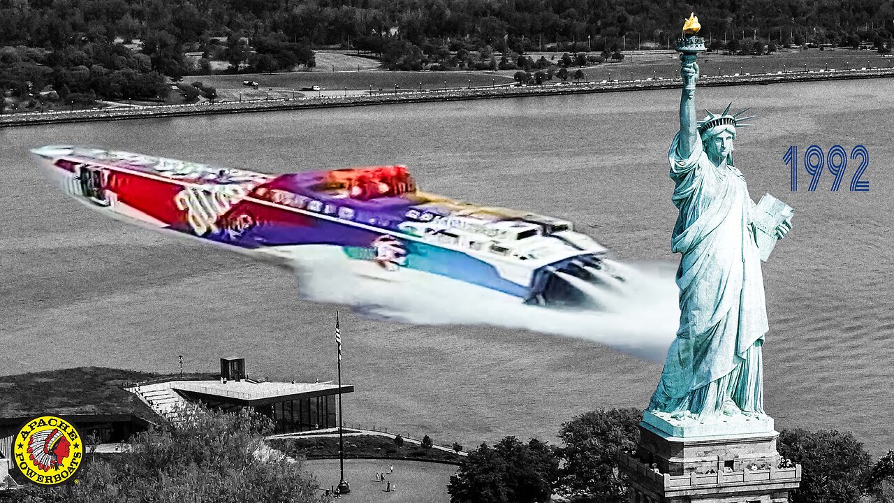 Apache 45' Kid Apache - 1992 New York National Offshore Championships (Race Clip)