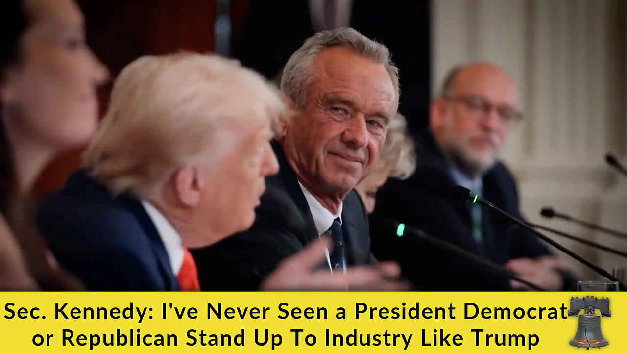 Sec. Kennedy: Ive Never Seen a President Democrat or Republican Stand Up To Industry Like Trump