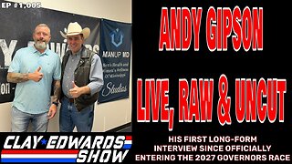 LIVE, RAW & UNCUT W/ AG. COMMISSIONER ANDY GIPSON DISCUSSING WHY HE ENTERED THE 2027 GOVERNORS RACE