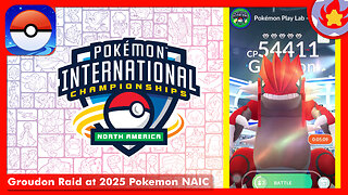 Groudon Raid at 2025 Pokemon NAIC | Pokemon GO