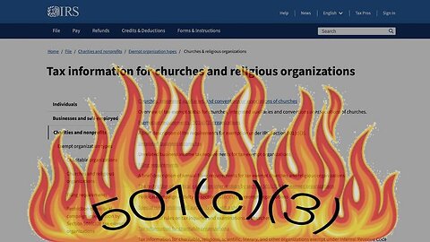 The 501(c)(3) Church Scam Exposed(Infowars Archive April 20, 2009)