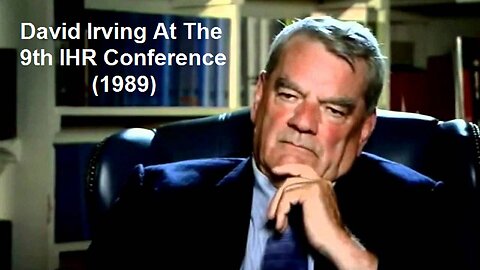 David Irving At The 9th IHR Conference (1989) Happy 87th Birthday David