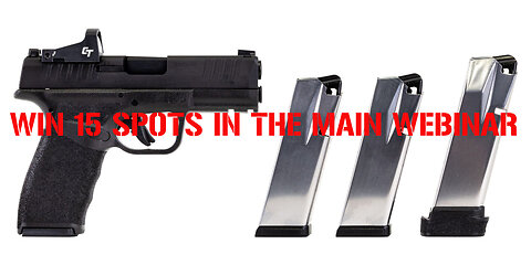 Springfield Armory HELLCAT Pro Compact OSP MINI #1 FOR 15 SPOTS IN THE MAIN WEBINAR