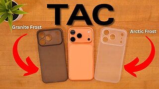 The THINNEST iPhone 17 Pro Case! TAC Arctic Frost + Granite Frost REVIEW! // Matte Screen Protector!