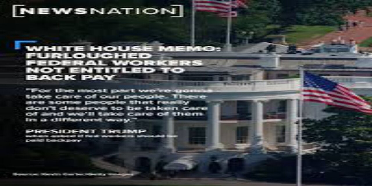 Furloughed Federal Workers Face Uncertainty Over Back Pay