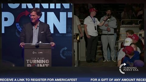 ‘Leave My Father Out of It’: Tucker Carlson Threatens to ‘Kick’ Student’s ‘Ass’ During Turning Point USA Debate