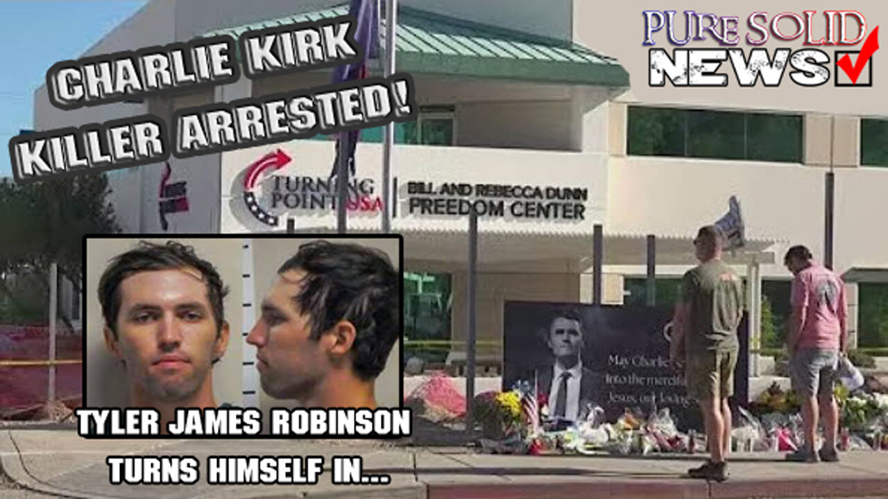 Charlie Kirk Killer ARRESTED! Tyler James Robinson turns himself in...