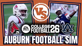Auburn vs. Ball State Simulation | College Football 26 | Who Will Win?