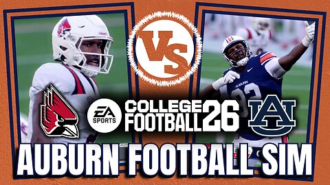 Auburn vs. Ball State Simulation | College Football 26 | Who Will Win?