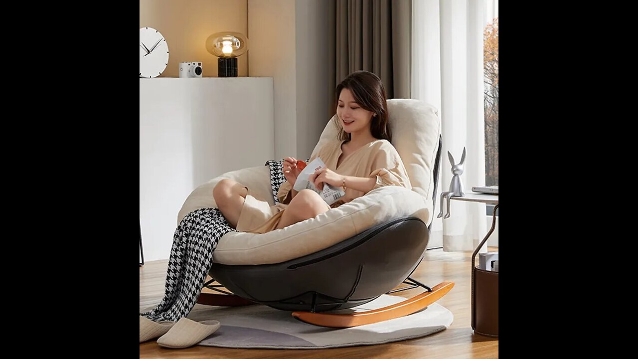 Cloud Comfort Nordic Rocking Chair