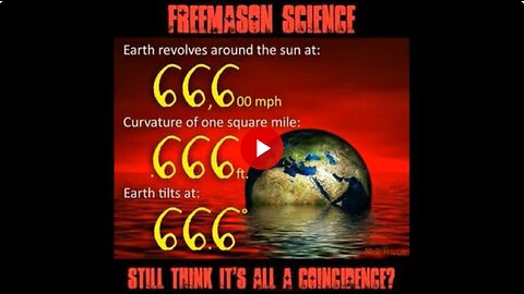 Freemasonic Deception - Earth Is a Globe Revolving Around the Sun