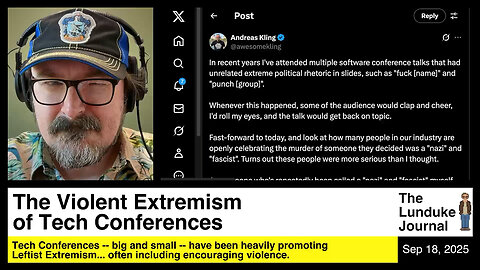 The Violent Extremism of Tech Conferences