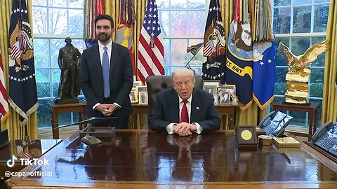 President Trump and New York City Mayor Elect Zohran Mamdani