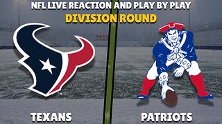 Houston Texans vs New England Patriots Live | WILD CARD | Play-by-Play Live Reaction | NFL