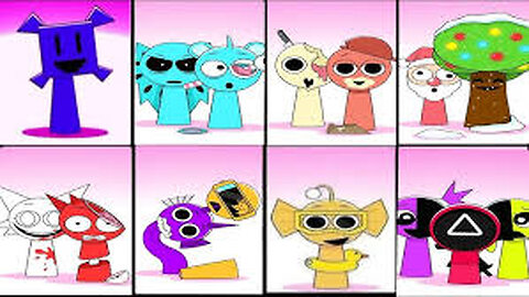 INCREDIBOX SPRUNKI ALL PHASES 1-12 - NEW CHARACTERS #sprunki #incredibox