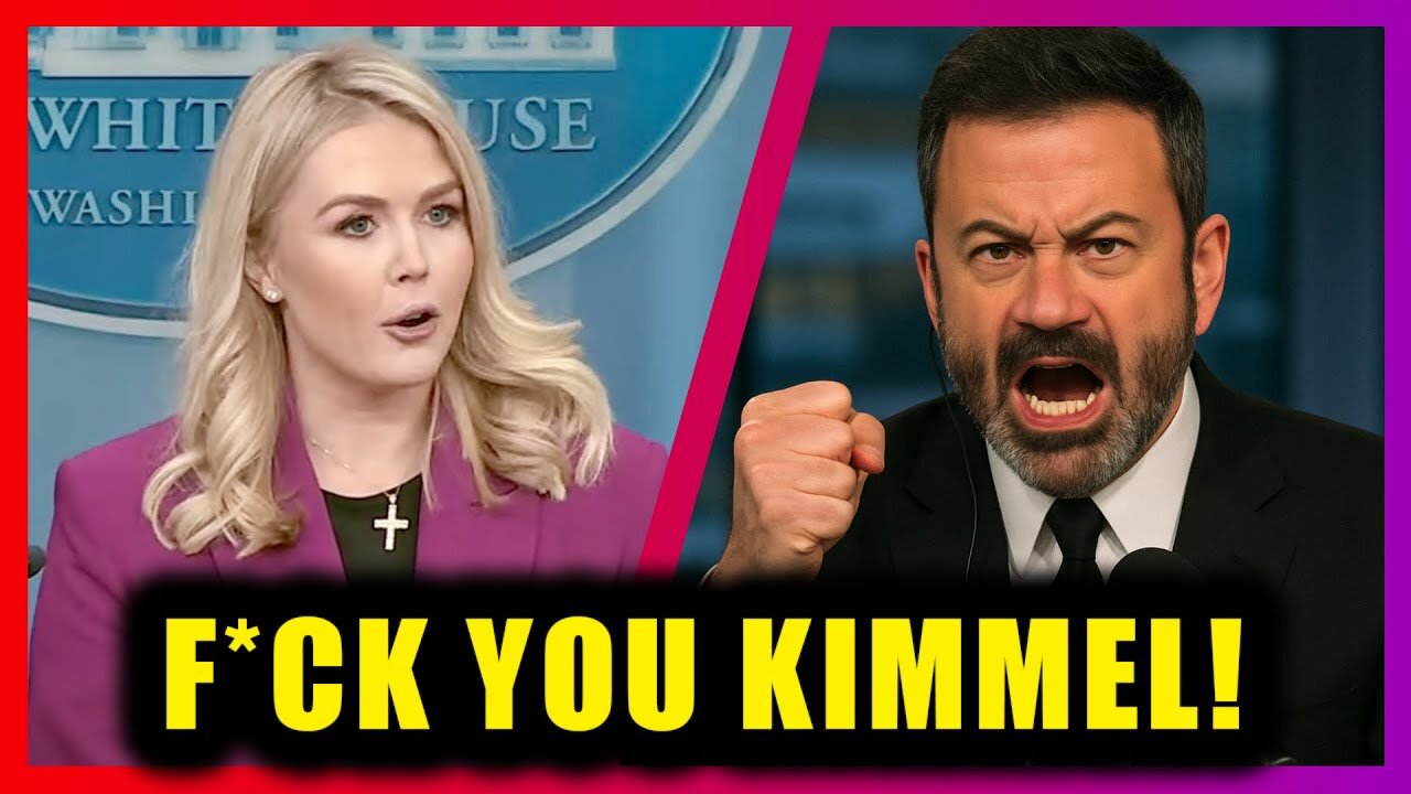 Karoline Leavitt ATTACKS Jimmy Kimmel After Revealing Trump's SHOCKING SECRETS ON LIVE TV