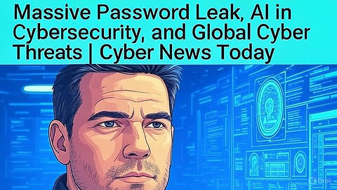 Massive Password Leak, AI in Cybersecurity, and Global Cyber Threats | Cyber News Today