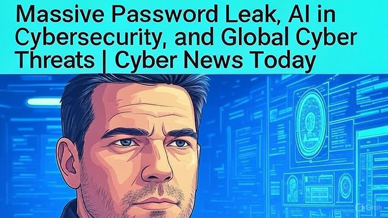 Massive Password Leak, AI in Cybersecurity, and Global Cyber Threats | Cyber News Today
