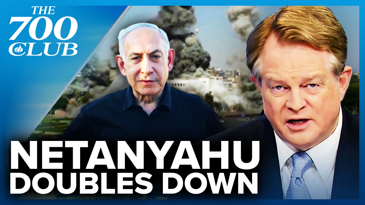 “This Was Necessary!" Netanyahu Strongly Defends Israel’s Attacks In Syria | The 700 Club