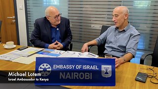 Michael Lotem, Israel Ambassador to Kenya, at the Israel Embassy in Nairobi, Kenya 02/27/2024