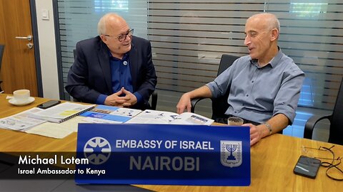 Michael Lotem, Israel Ambassador to Kenya, at the Israel Embassy in Nairobi, Kenya 02/27/2024