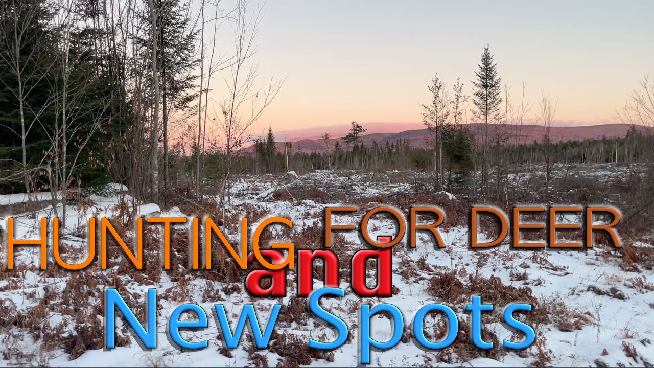 Hunting for Deer and New Spots