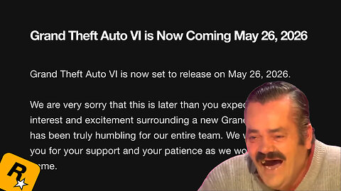 GTA 6 is Delayed (shocker)