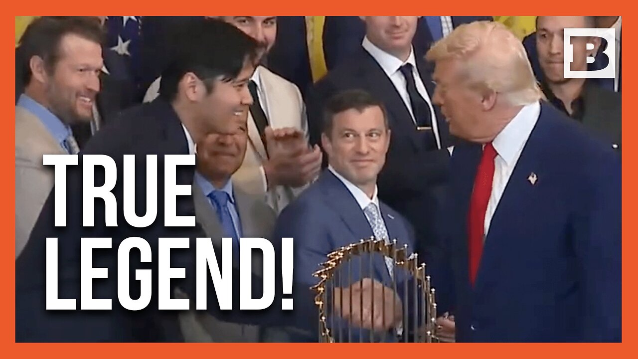Trump Greets Dodger's Shohei Ohtani at the White House: "He's Like a Movie Star!"