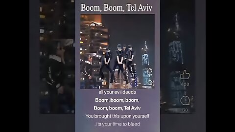 Boom Boom TelAviv song | Boom Boom Tel Aviv song (Official song) with lyrics