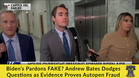 Biden’s Pardons FAKE? Andrew Bates Dodges Questions as Evidence Proves Autopen Fraud