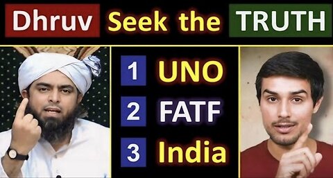 ❤️ REPLY to Dhurv Rathee on India - Pakistan CONFLICT ! 🔥 FATF & UNO ? 😭 Engineer Muhammad Ali Mirza