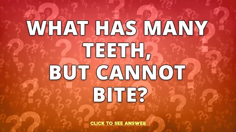 Solve this riddle and play our quiz