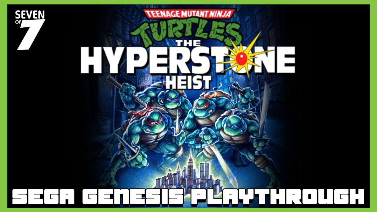 Teenage Mutant Ninja Turtles: The Hyperstone Heist Playthrough (Sega Genesis)