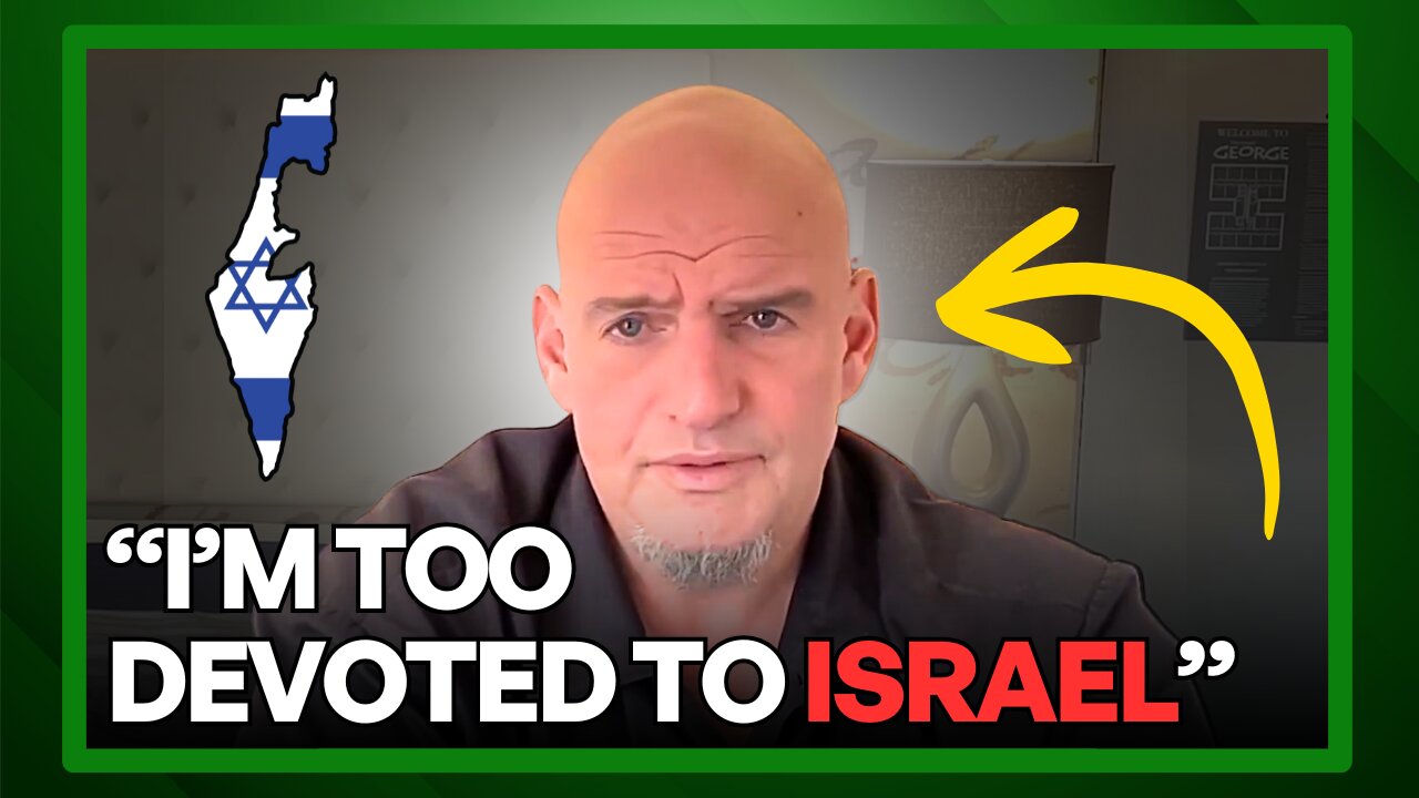 Fetterman SAYS His Israel DEVOTION Clashes With Dem Values