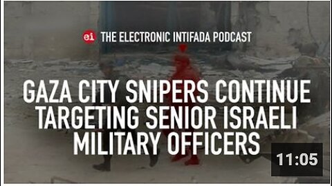 "Jon Elmer Reports: Gaza City Snipers Persistently Target Senior Israeli Military Officers"