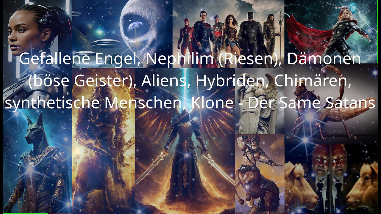 Gefallene Engel, Nephilim, Dämonen, Alien, Hybriden, Chimären, Klone, Transhumans − Der Same Satans