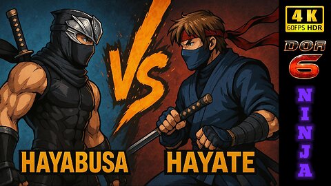 Hayate vs Hayabusa | DOA6 Ninja Duel | Cinematic Showdown in 4K 60FPS