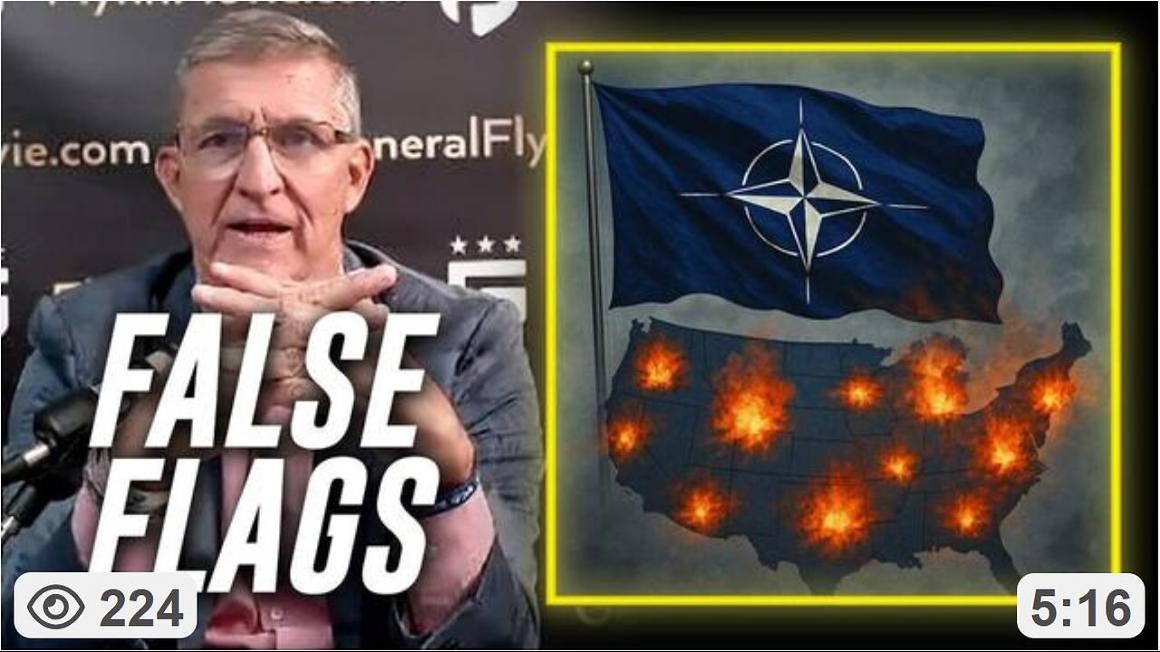 EXCLUSIVE: NATO May Stage False Flag Attacks Inside The US To Blame Russia ~ Warns General Flynn 6.02.25