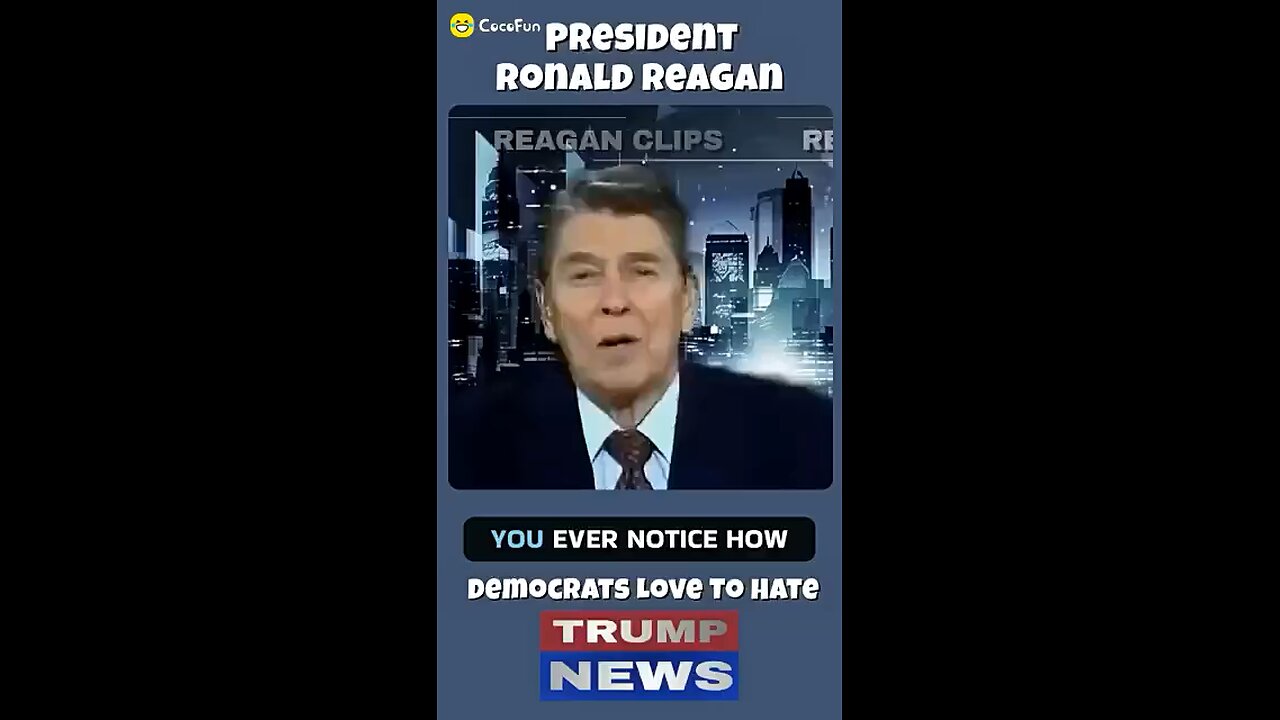Ronald Reagan explains the double standards of democrats when a republican is in charge.
