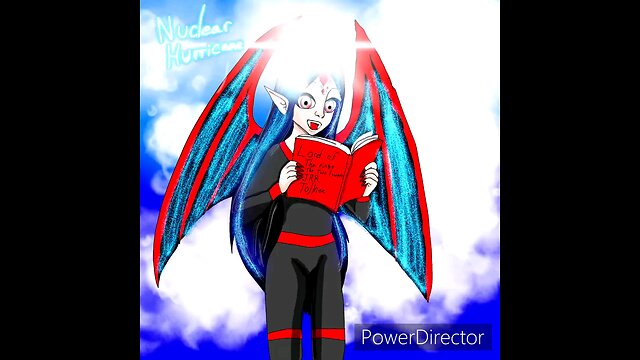 nuclear reading a book SpeedPaint