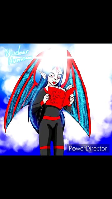 nuclear reading a book SpeedPaint