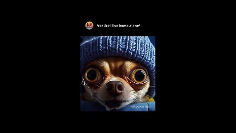 Chihuahua playing video games at 3 AM 🥶😱 #memes