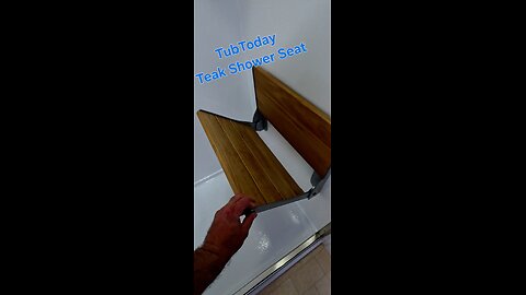 Shower Seat Installed